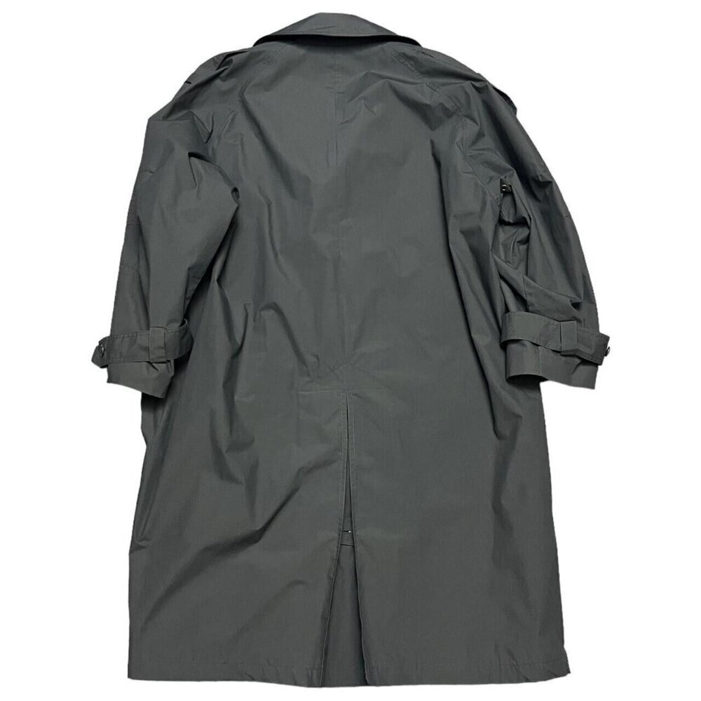 MOORES Vintage 90s Luxury Designer Water Resistant Trench Coat - 44S (XL) - Picture 3 of 6